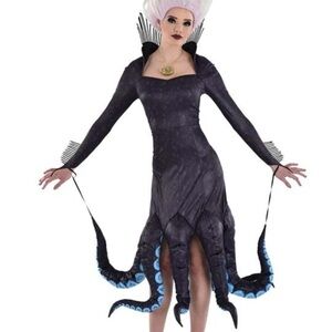 Disney Villain Little Mermaid Ursula Sea Witch Glow Costume Adult Sz XL  - NIP
